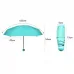Компактный зонтик в капсуле-футляре Голубой, маленький зонт в капсуле. Цвет: голубой