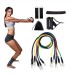 Еспандер гума для зарядок exercise pipe, еспандер гумовий джгут вправи, Фітнес гумки 5 в 1 - фото 11