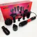 Фен-щетка стайлер VGR 8 в 1 V-488. Цвет: красный