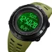 Часы наручные мужские SKMEI 2070AG ARMY GREEN, армейские часы противоударные. Цвет: зеленый - фото 4