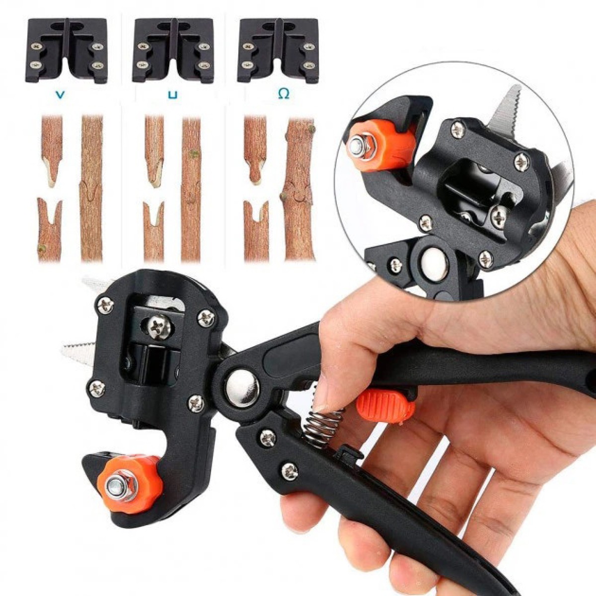 Професійний щеплювальний секатор Titan Professional Grafting Tool для обрізання та щеплення дерев (арт. 26313)