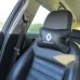Набор подушек 2шт для автомобиля Renault, натуральная кожа, на подголовник в машину с логотипом Рено