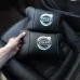 Набор кожаных подушек Volvo + брелок в подарок, Автоподушки Volvo с вышивкой