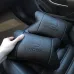 Набор авто подушек Skoda из натуральной кожи + брелок, Автоподушка на подголовник