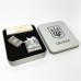 Дуговая электроимпульсная USB зажигалка Украина (металлическая коробка) HL-449. Цвет: черный - фото 3