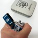 Дуговая электроимпульсная USB зажигалка Украина (металлическая коробка) HL-449. Цвет: синий - фото 3