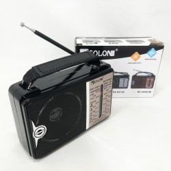 Радіоприймач портативне радіо Golon RX-606 від мережі та на батарейках приймач ретро колонка fm акустична