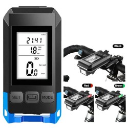 Велофара с компьютером и сигналом MT-088-T6, 450Lum, 18650 (2200mAh), кнопка, Освещение для велосипеда