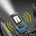 Велофара с компьютером и сигналом MT-088-T6, 450Lum, 18650 (2200mAh), кнопка, Освещение для велосипеда