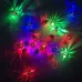 Гирлянда светодиодная металлические шарики, разноцветная, провод прозрачный, 3м