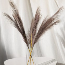 Пампас искусственный 75см 5шт/уп. Цвет: какао