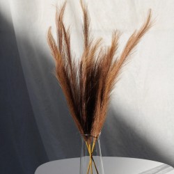 Пампас искусственный 75см 10шт/уп. Цвет: карамель