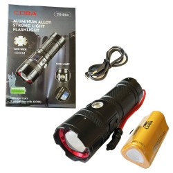 Фонарь CB-B53-TG, 3х18650, power bank, индикация заряда, Фонарик светодиодный для туриста сверхмощный