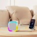 Портативна колонка з караоке мікрофоном та RGB підсвічуванням K12 10W Bluetooth. Колір: білий - фото 4