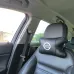 Подушки в авто 2 шт Nissan, натуральная кожа, с логотипом Ниссан, на подголовник для вашей машины