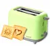 Тостер VILGRAND VT0722P. Цвет: зеленый