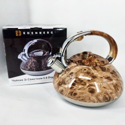 Чайник со свистком Edenberg EB-1959 3л с капсульным дном Beige