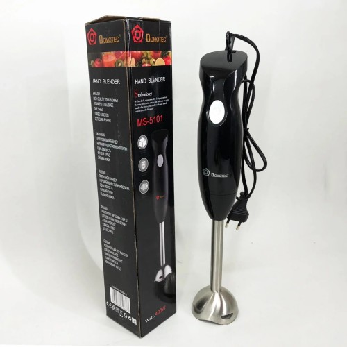 Блендер DOMOTEC MS-5101 погружной 350 Вт нержавейка, блендер для молочных коктейлей блендер измельчитель