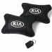 Автодушки 2 шт на подголовник Kia/Киа, натуральная кожа, черные, Подголовник для авто с комфортом - фото 15