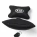 Автодушки 2 шт на подголовник Kia/Киа, натуральная кожа, черные, Подголовник для авто с комфортом - фото 17