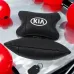Автодушки 2 шт на подголовник Kia/Киа, натуральная кожа, черные, Подголовник для авто с комфортом - фото 7