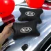 Автодушки 2 шт на подголовник Kia/Киа, натуральная кожа, черные, Подголовник для авто с комфортом - фото 8