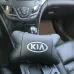 Автодушки 2 шт на подголовник Kia/Киа, натуральная кожа, черные, Подголовник для авто с комфортом - фото 9