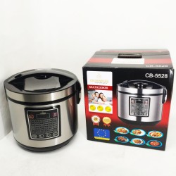 Мультиварка 30 програм Crownberg CB-5528 5л 1000Вт електронне керування з дисплеєм та функцією скороварки