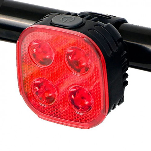 Велосипедный фонарь задний габаритный FY-328, Велофонарь с функцией стоп-сигнала, Водонепроницаемый