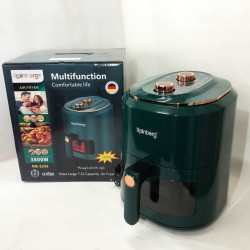 Аэрофритюрница для дома с таймером Rainberg RB-2242 на 7.5л безмасляная фритюрница 3800Вт Green