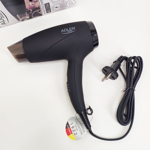 Фен для волос электрический складной Adler AD 2266 1400Вт с насадкой концентратором
