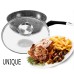 Сковорода глубокая с крышкой Unique UN-5171 24 см, Сковорода для приготовления на плите, удобная на кухню - фото 12