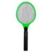 Мухобойка электрическая от насекомых, Аккумуляторный уничтожитель комаров, мошек, мух. Цвет: зеленый - фото 3