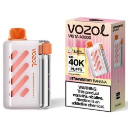 Vozol Vista 40000. Клубника Банан (Strawberry Banana)