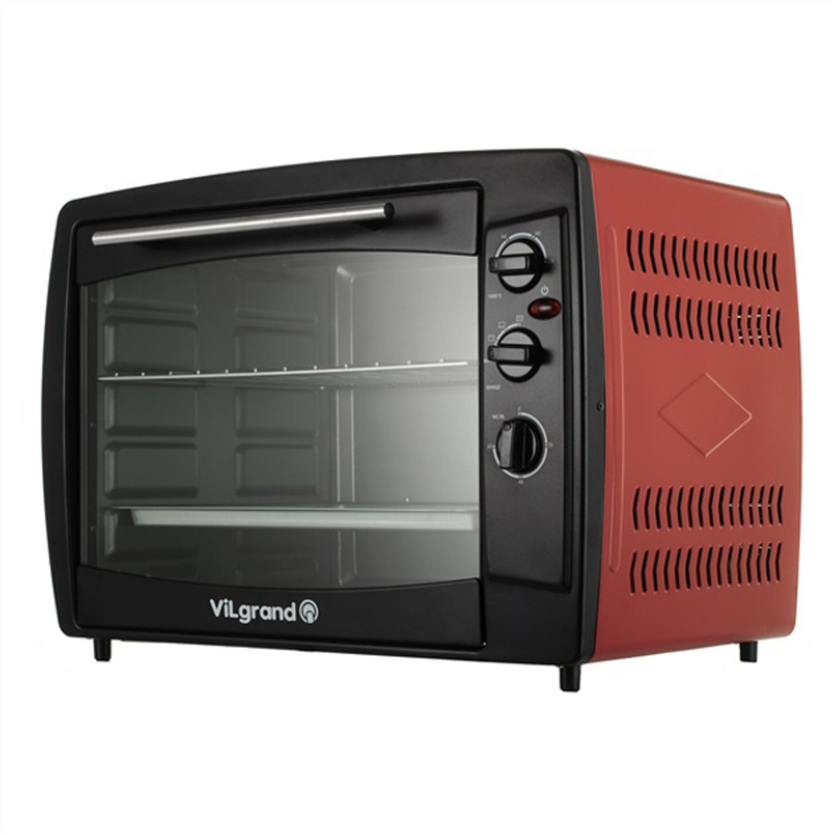 Электрическая печь VILGRAND VEO650-14. Цвет: красный (арт. 23289)