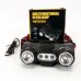 Ліхтар налобний 6532-3030+SMD(WHITE+RED), Потужний налобний ліхтар для риболовлі, Ліхтар для шолома на голову - фото 2