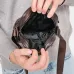 Мужская сумка из натуральной итальянской кожи, коричневая, компактный мессенджер, кроссбоди
