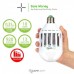 Светодиодная лампа приманка для насекомых Zapp Light, электрическая ловушка для насекомых, противомоскитная лампа от комаров (арт. 11610) - фото 17