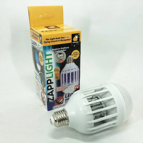 Светодиодная лампа приманка для насекомых Zapp Light, электрическая ловушка для насекомых, противомоскитная лампа от комаров (арт. 11610)