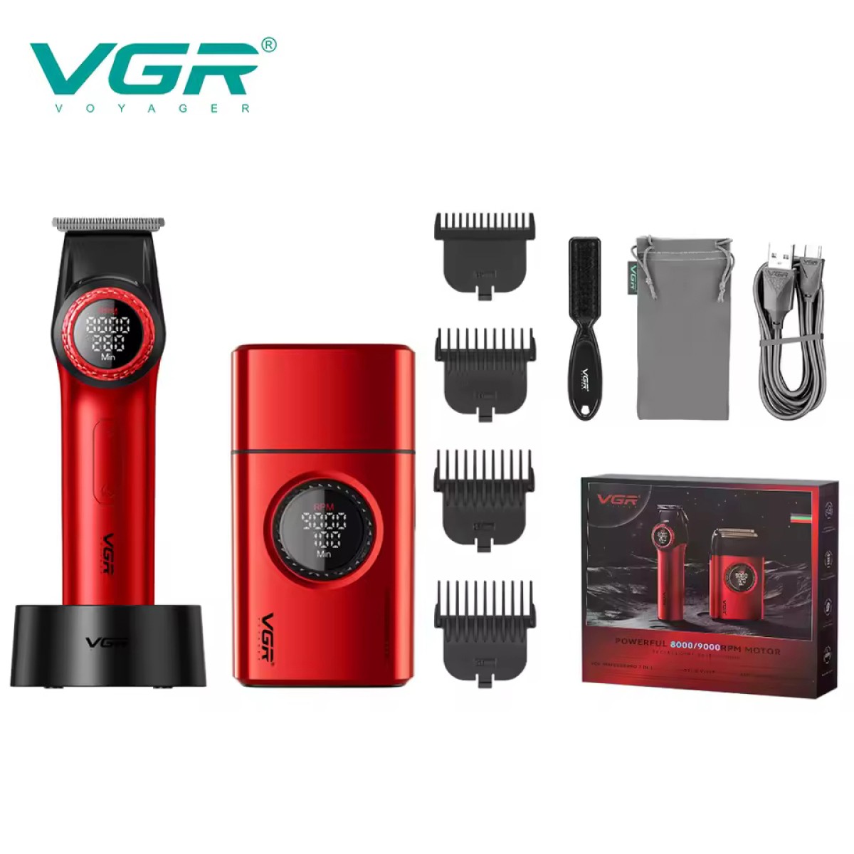 Комплект VGR 2 в 1 V-977 V-377 RED (арт. 23260)