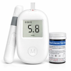 Глюкометр Glucose Meter GLM-76 з тест-смужками 50 шт — прилад для вимірювання цукру в крові