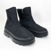 Челсі жіночі 38р 24см чорні, Черевики жіночі утеплені флісом, Базарні жіночі теплі чоботи - фото 3