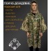 Якісний дощовик пончо (плащ-палатка) мультикам тактичний зміцнений камуфляж - фото 9