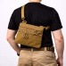 Тактична сумка через плече з панеллю для патчів Cordura койот - фото 2