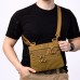 Тактична сумка через плече з панеллю для патчів Cordura койот - фото 3