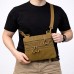 Тактична сумка через плече з панеллю для патчів Cordura койот - фото 4