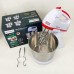 Стаціонарний електричний міксер із чашею Rainberg RB-1006 500W з насадками для замішування тіста Red - фото 5