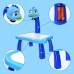 Детский стол проектор для рисования с подсветкой Projector Painting. Цвет: голубой - фото 2