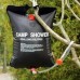 Походный туристический душ 20л 50°C CAMP SHOWER 41x60 см, кемпинговый душ с шнуром и крюком для подверса - фото 2
