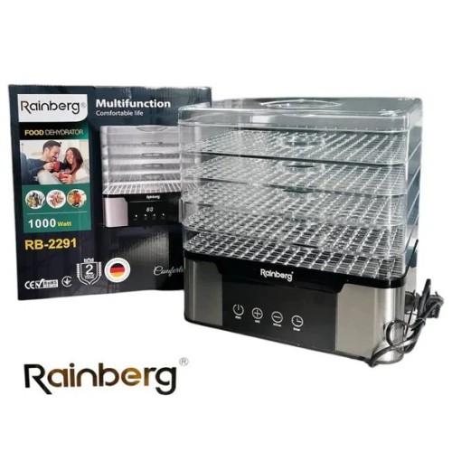 Электрическая сушилка для овощей и фруктов Rainberg RB-2291 1000Вт